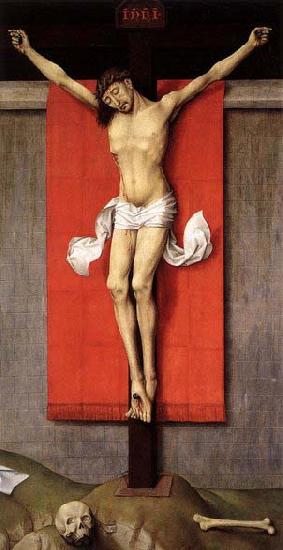 WEYDEN, Rogier van der Crucifixion Diptych China oil painting art
